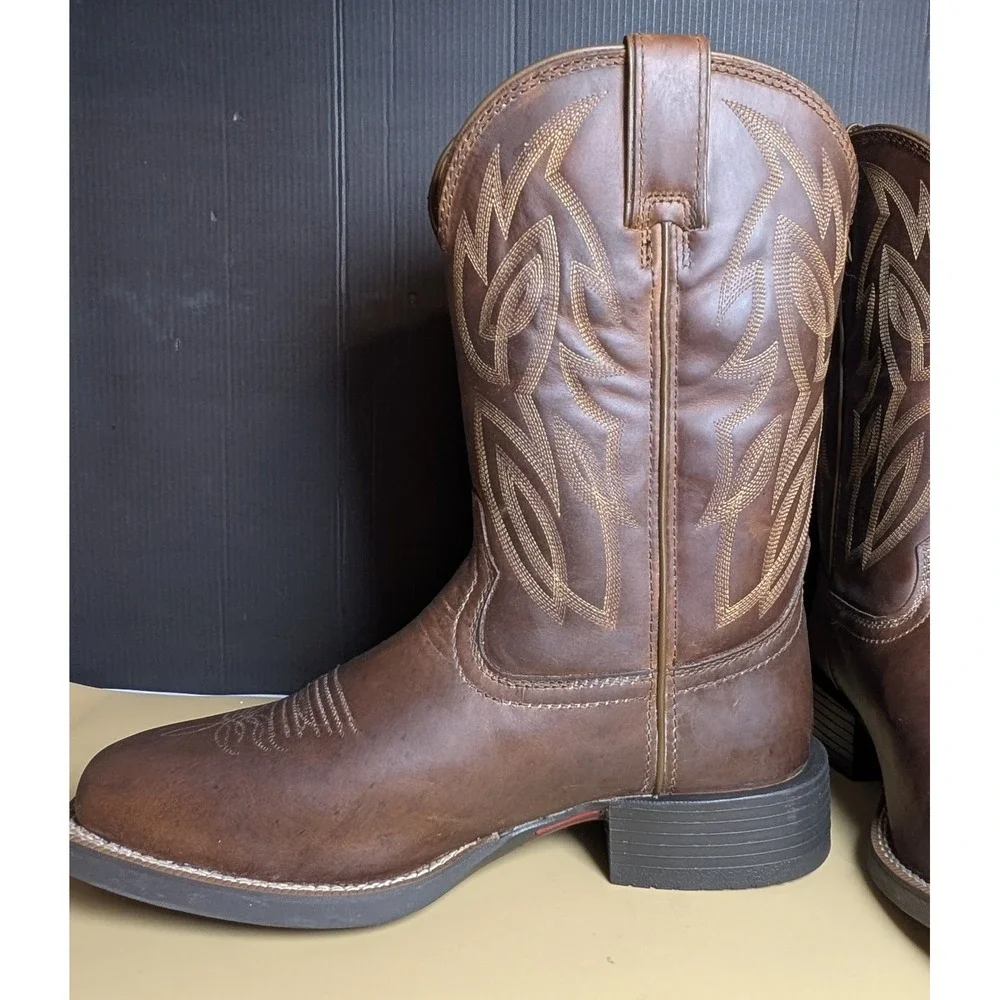 Justin Boots Men's Western Work Boots Rode Farm Cowboy SE7510 Size 10 EE